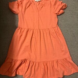 Medium coral Loft dress